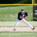 Saline junior Michael Barnett catches a ball during a double header against Pioneer on Monday, May 20. Daniel Brenner I AnnArbor.com